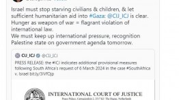 Menteri di Pemerintahan Belgia untuk Israel: Berhentilah Membuat Anak-Anak Kelaparan