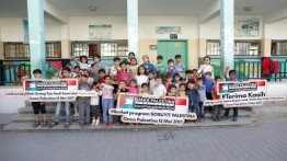 Peluncuran program Orang Tua Asuh OTA Palestina  anak Yatim Palestina di Jalur Gaza Bag.1 