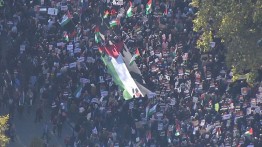 Ratusan Ribu Warga Turun ke Jalanan London Gelar Unjuk Rasa Terbesar untuk Pembelaan Palestina