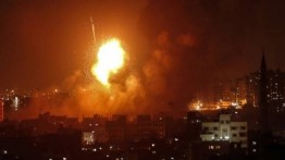 Pesawat tempur Israel serang Gaza balasan demonstrasi perbatasan
