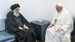 Bersejarah, Paus Fransiskus Bertemu Ayatollah Ali Sistani di Najaf