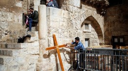 Kelompok Yahudi ekstrem Israel rusak sebuah gereja di utara Palestina