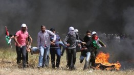 Pekan ke-33, Satu warga meninggal dan 37 cedera dalam demonstrasi di perbatasan Gaza