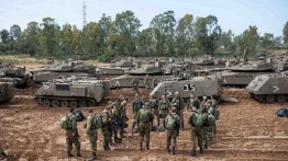 Peringatan satu tahun 'Great March of Return', Israel menyebarkan tentara dan tank di dekat Gaza
