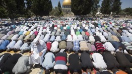 50 Ribu Warga Palestina Hadiri Pelaksanaan Shalat Jumat di Masjid Al-Aqsa
