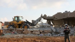 Israel Paksa Penduduk Palestina Hancurkan Rumah di Wadi Al-Hummus