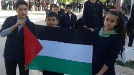 Siswa sekolah negeri Tunisia adakan upacara solidaritas untuk Palestina