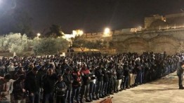 Ratusan warga Palestina gelar demonstrasi tuntut Israel membuka kembali Bab al-Rahmah