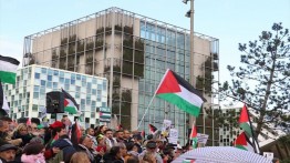 Warga belanda gelar aksi solidaritas bela Palestina