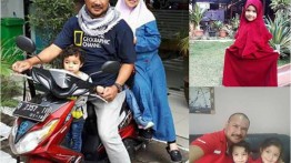 Bang Onim ajak anak isteri berkunjung ke Indonesia