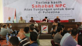 NPC Indonesia Beri Santunan 35 Ribu Dolar kepada 200 Guru di Jalur Gaza