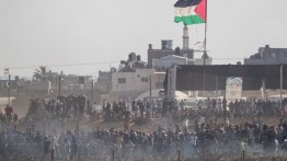 Demonstran Gaza mengirim 'pesan menantang' ke Israel