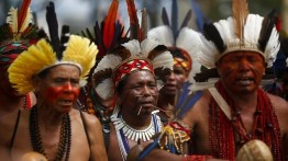 Suku Pedalaman Brazil Berunjuk Rasa Tuntut Pemerintah Soal Penanganan Corona