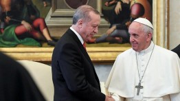 Erdogan Kepada Paus Fransiskus: Umat Kristen Palestina Ikut Menjadi Korban Kebiadaban Israel
