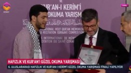 Palestina juara 3 dalam lomba Hafidz Quran di Turki