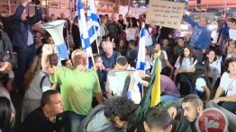 Warga Tel Aviv unjuk rasa tolak berdamai dengan Hamas