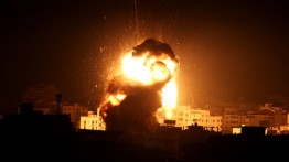 Israel Lancarkan Serangan Roket Balasan ke Lokasi  Al-Qassam di Gaza