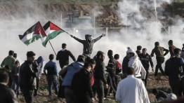 Unjuk rasa pekan ke-75, puluhan warga Palestina luka-luka