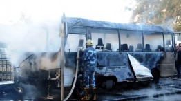 Sasar Bus Militer, Ledakan Bom di Damaskus Renggut 13 Jiwa