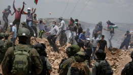 Tentara Israel Hadang Pawai Damai Tolak Pendudukan Ilegal Israel di Kafr Qaddum