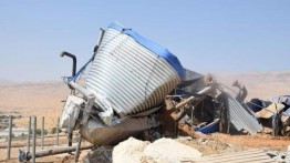 Penghancuran Tangki Air Bertujuan untuk Menggusur Palestina di Timur Nablus