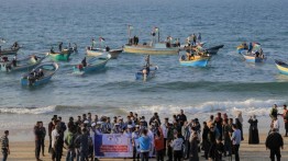 47 warga cedera dalam aksi demonstrasi di pantai Gaza