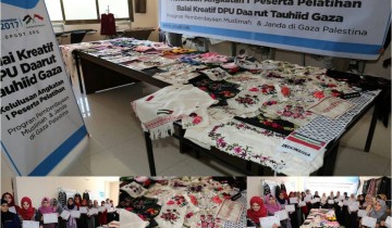 Atasi pengangguran, DPU Daarut Tauhid fasilitasi program Balai Kreatif Pemberdayaan Muslimah Palestina di Gaza