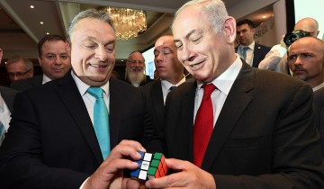 Presiden Hongaria dan Perdana Menteri Israel