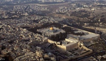 Bagian sisi kota Yerusalem yang diduduki
