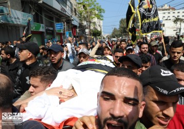 Pemakaman warga Gaza yang meninggal dalam serangan udara Israel.
