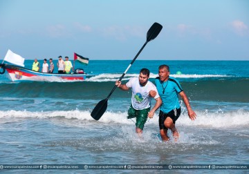 Kejuaraan dayung pertama se-Gaza sedang  berlangsung di Pantai Gaza, hari ini (Minggu, 11/09/2022). Kegiatan tersebut diadakan oleh Komite  Dayung Nasional Palestina dan juga diikuti oleh sejumlah warga dari kalangan disabilitas.